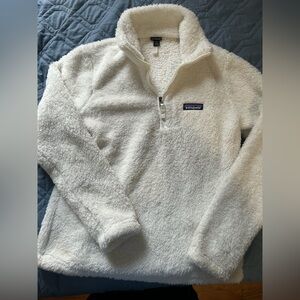 Patagonia: Women's Los Gatos Fleece 1/4-Zip - Birch White